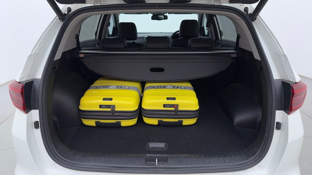 Boot Inside View with Luggage