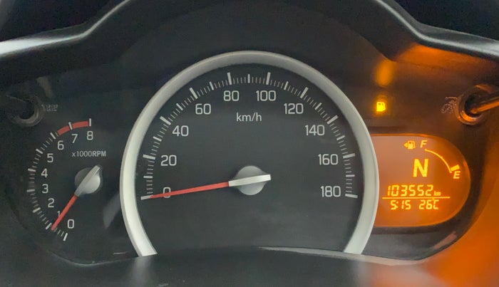 2016 Maruti Celerio ZXI AMT (O), Petrol, Automatic, 1,03,552 km, Odometer Image