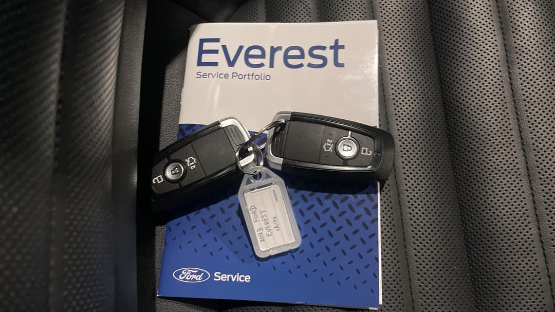 2023 Ford Everest Sport (4WD), Automatic, 28662 km, Key Close-up