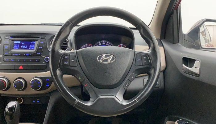 2015 Hyundai Grand i10 ASTA AT 1.2 KAPPA VTVT, Petrol, Automatic, 88,336 km, Steering Wheel Close Up