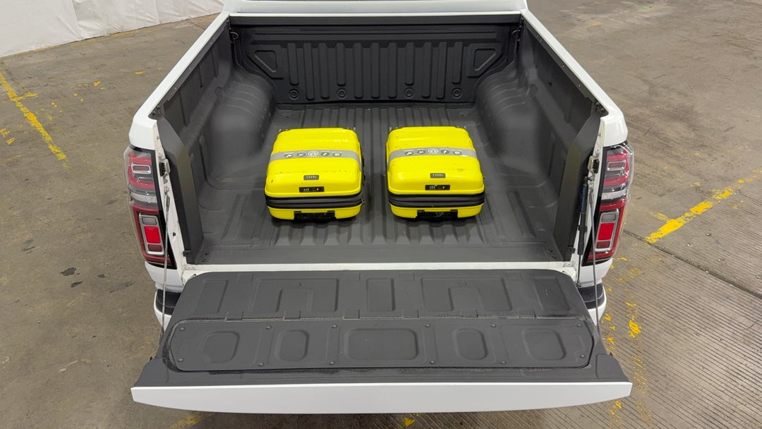 Boot Inside View with Luggage