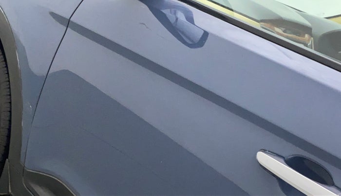 2017 Hyundai Creta SX PLUS AT 1.6 PETROL, Petrol, Automatic, 60,410 km, Front passenger door - Minor scratches