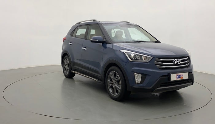 2017 Hyundai Creta SX PLUS AT 1.6 PETROL, Petrol, Automatic, 60,410 km, Right Front Diagonal