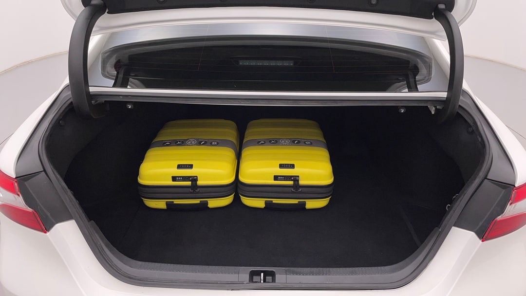 Boot Inside View with Luggage