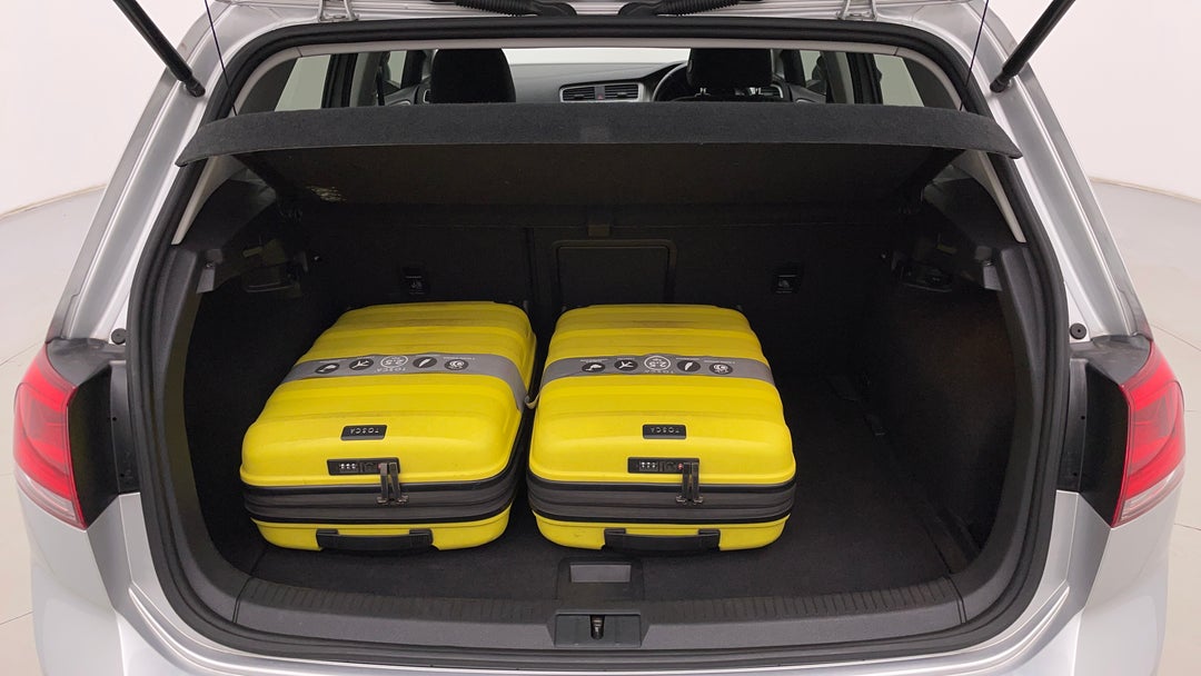 Boot Inside View with Luggage