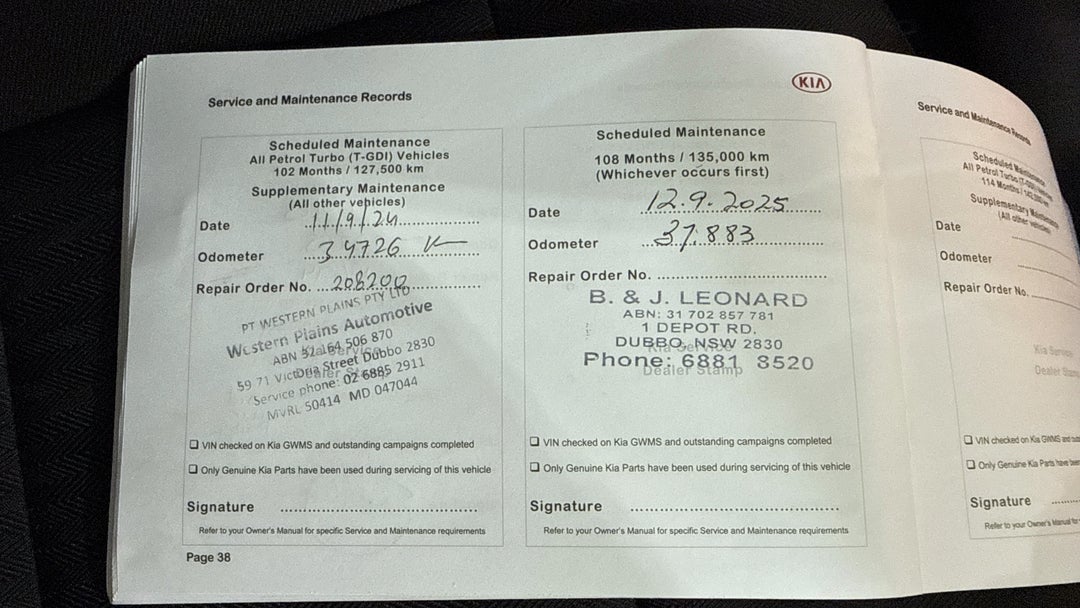 2015 Kia Cerato S, Automatic, 39578 km, Service History