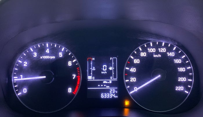 2019 Hyundai Creta SX 1.6 PETROL, Petrol, Manual, 63,334 km, Odometer Image