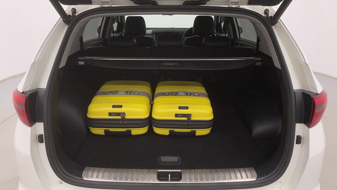 Boot Inside View with Luggage