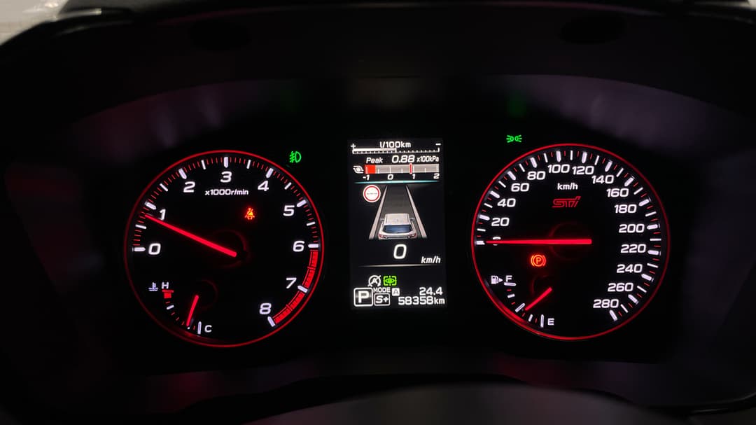 2022 Subaru WRX Ts (AWD), Automatic, 58358 km, Odometer View