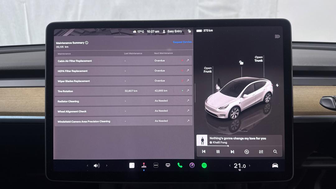 2022 Tesla Model Y Rear-wheel Drive, Automatic, 35135 km, Service History