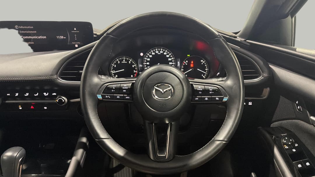 2024 Mazda Mazda3 G20 Pure, Automatic, 17396 km, Steering Wheel Close-up