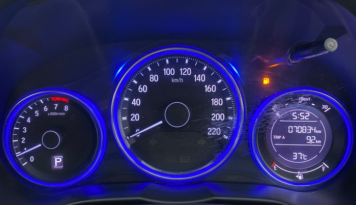 2016 Honda City 1.5L I-VTEC SV CVT, Petrol, Automatic, 70,833 km, Odometer Image