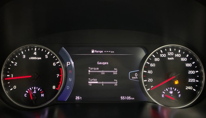 2019 KIA SELTOS GTX 1.4 GDI AT PETROL, Petrol, Automatic, 55,630 km, Odometer Image