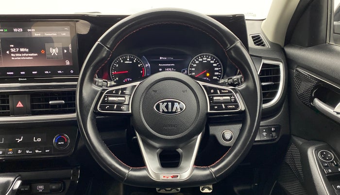 2019 KIA SELTOS GTX 1.4 GDI AT PETROL, Petrol, Automatic, 55,630 km, Steering Wheel Close Up
