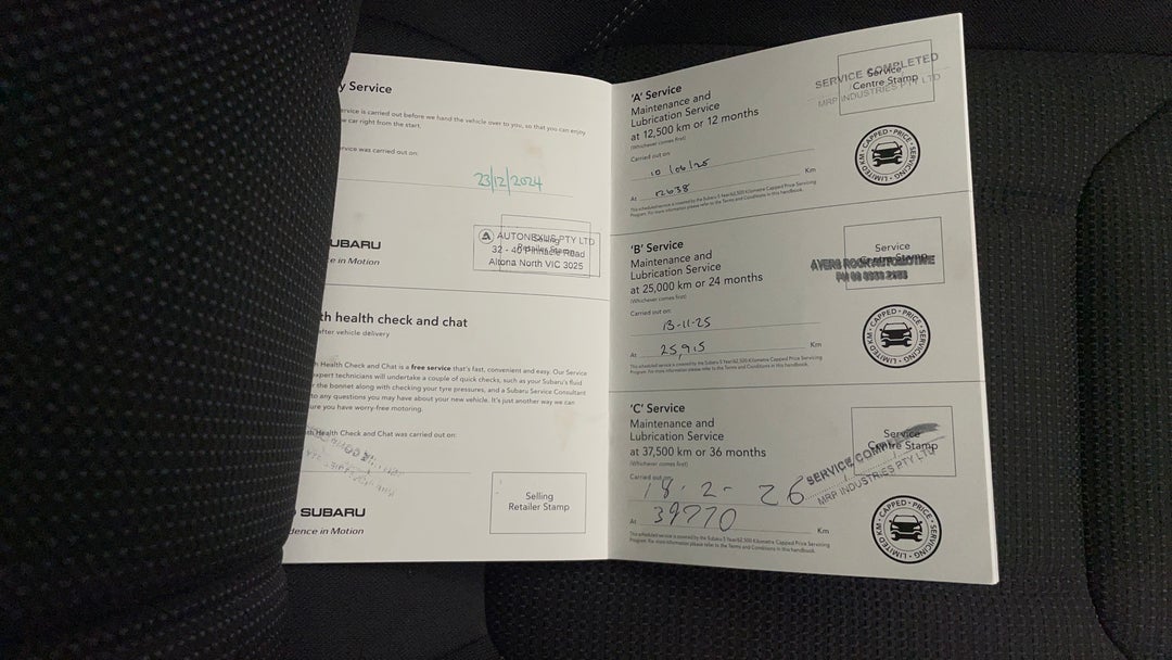 2024 Subaru Forester 2.5i (AWD), Automatic, 39826 km, Service History