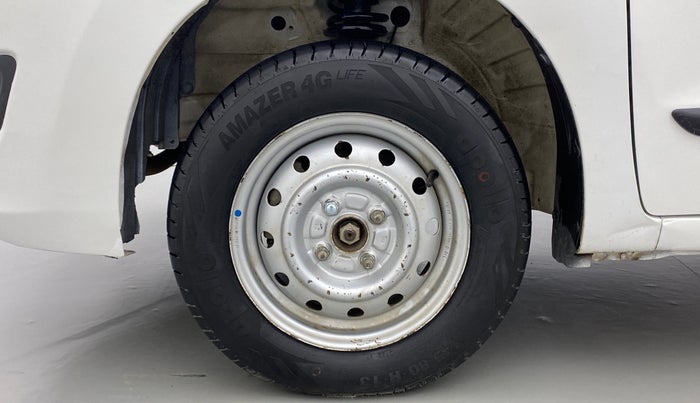 2014 Maruti Wagon R 1.0 LXI, Petrol, Manual, 59,169 km, Left Front Wheel