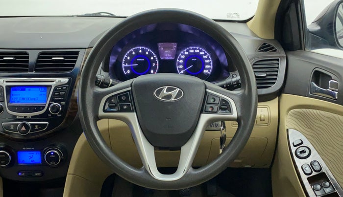 2012 Hyundai Verna FLUIDIC 1.6 VTVT SX, Petrol, Manual, 59,552 km, Steering Wheel Close Up