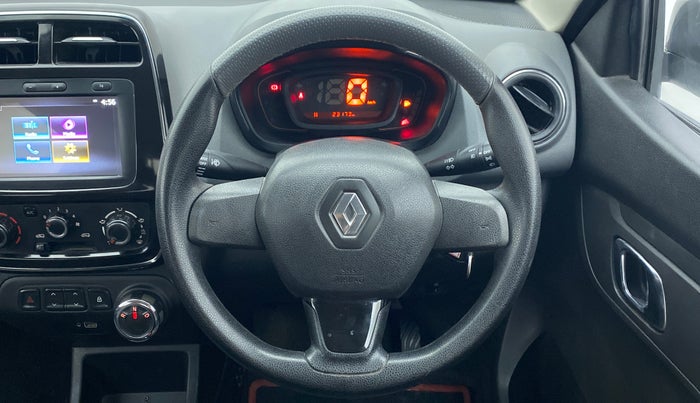 2019 Renault Kwid RXT 1.0 EASY-R AT OPTION, Petrol, Automatic, 23,174 km, Steering Wheel Close Up