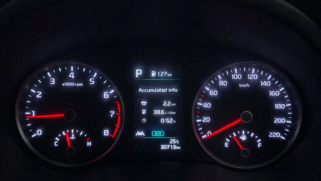 2023 Kia Rio Gt-line, Automatic, 30713 km, Odometer View