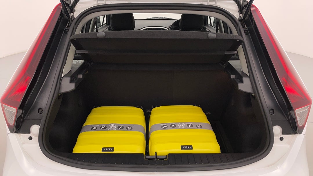 Boot Inside View with Luggage