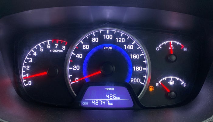 2017 Hyundai Grand i10 MAGNA 1.2 KAPPA VTVT, Petrol, Manual, 42,874 km, Odometer Image