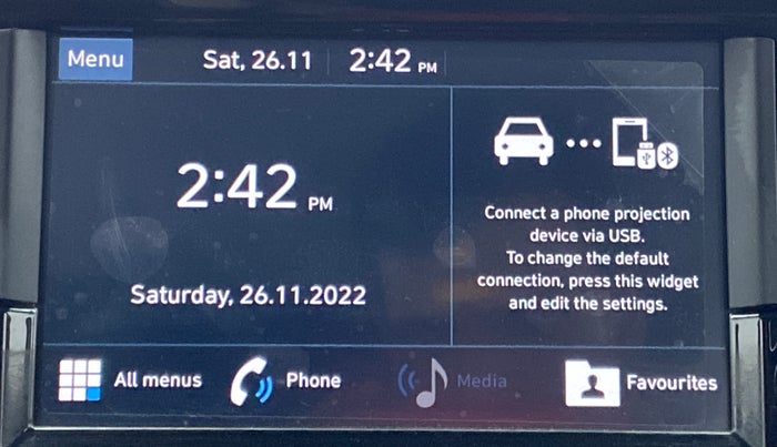 2021 Hyundai AURA SX+ AT 1.2CRDI, Diesel, Automatic, 16,646 km, Touchscreen Infotainment System