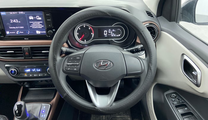 2021 Hyundai AURA SX+ AT 1.2CRDI, Diesel, Automatic, 16,646 km, Steering Wheel Close Up