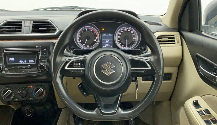 2017 Maruti Dzire VXI AMT, Petrol, Automatic, 73,089 km, Steering Wheel Close Up