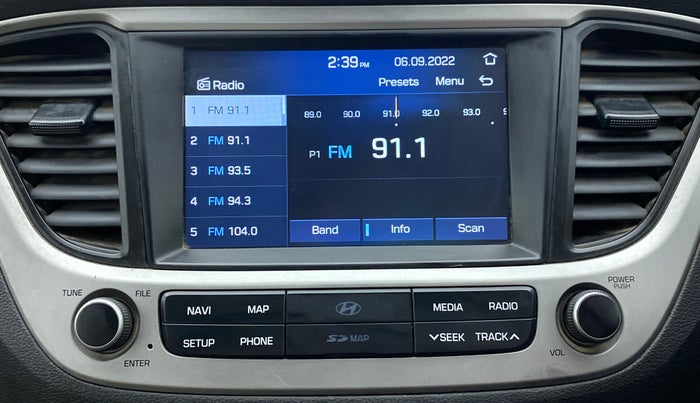 2019 Hyundai Verna 1.6 SX (O) CRDI MT, Diesel, Manual, 87,943 km, Infotainment System