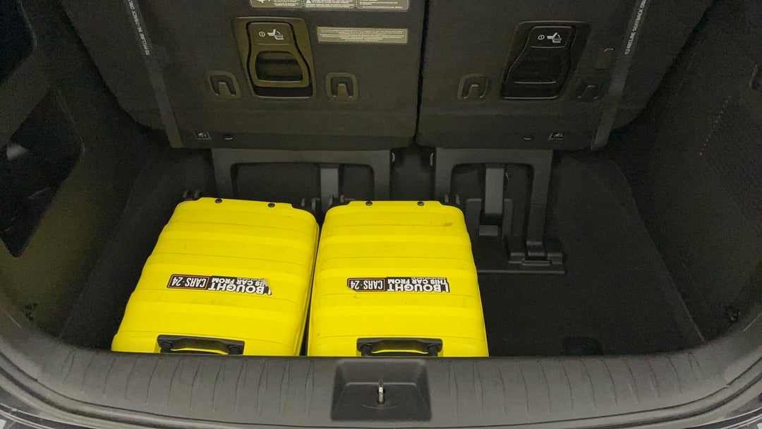 Boot Inside View with Luggage