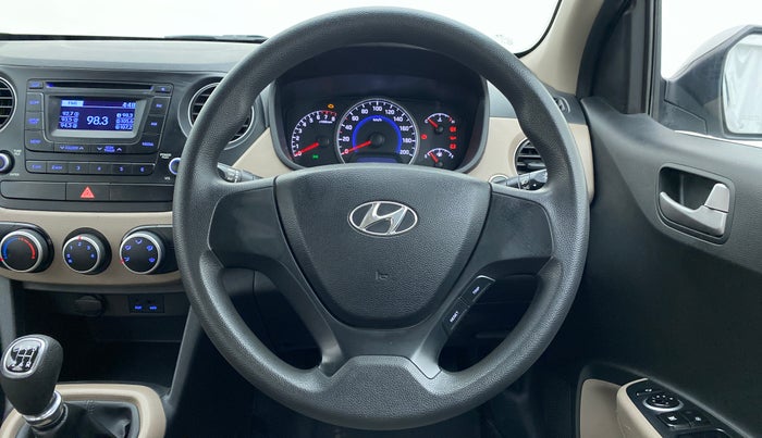 2014 Hyundai Grand i10 SPORTZ 1.2 KAPPA VTVT, Petrol, Manual, 25,208 km, Steering Wheel Close Up