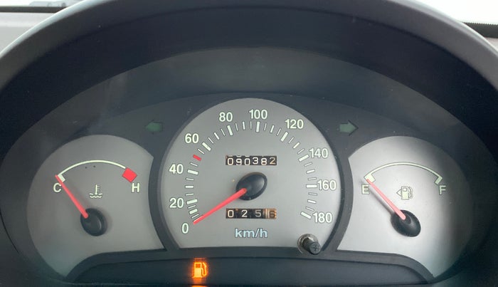2010 Hyundai Santro Xing GLS, Petrol, Manual, 90,566 km, Odometer Image