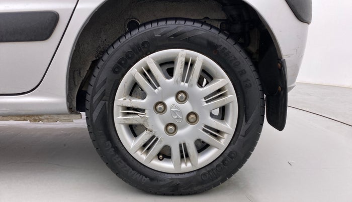 2010 Hyundai Santro Xing GLS, Petrol, Manual, 90,382 km, Left Rear Wheel