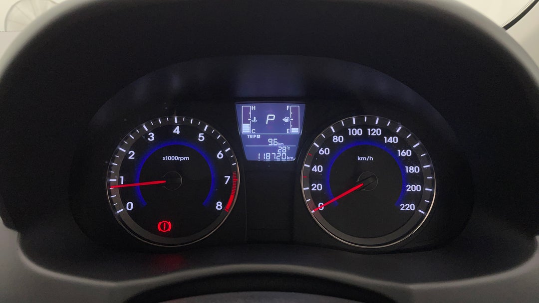 2017 Hyundai Accent Active, Automatic, 118720 km, Odometer View