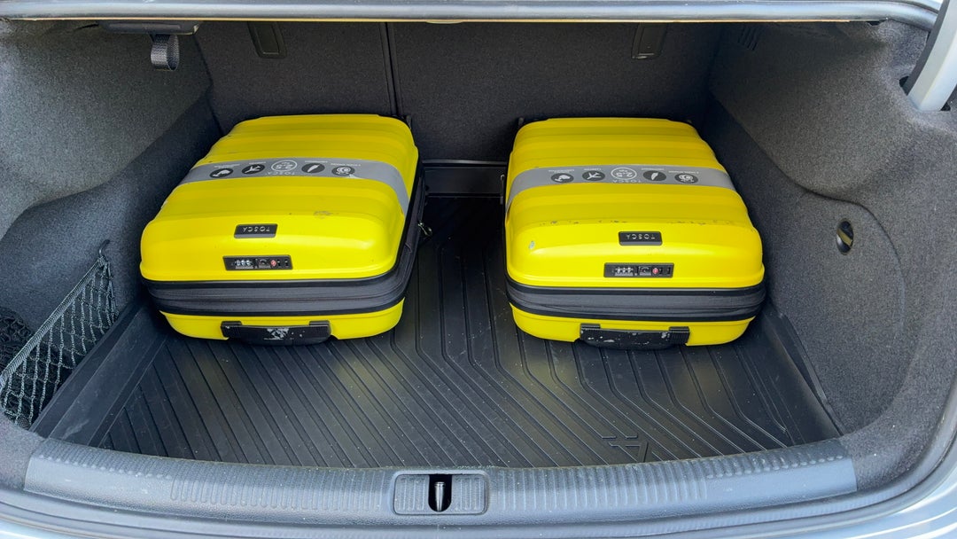 Boot Inside View with Luggage