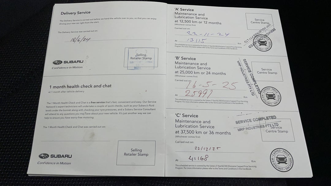 2024 Subaru Forester 2.5i (AWD), Automatic, 48185 km, Service History