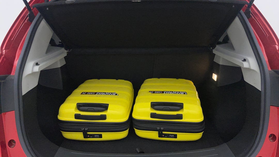 Boot Inside View with Luggage