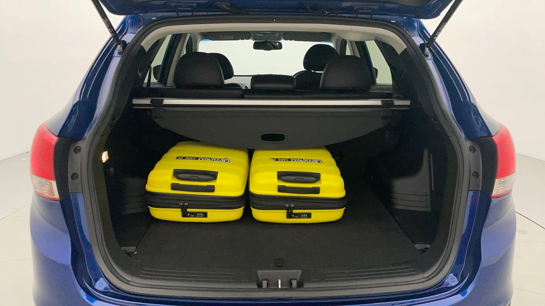 Boot Inside View with Luggage