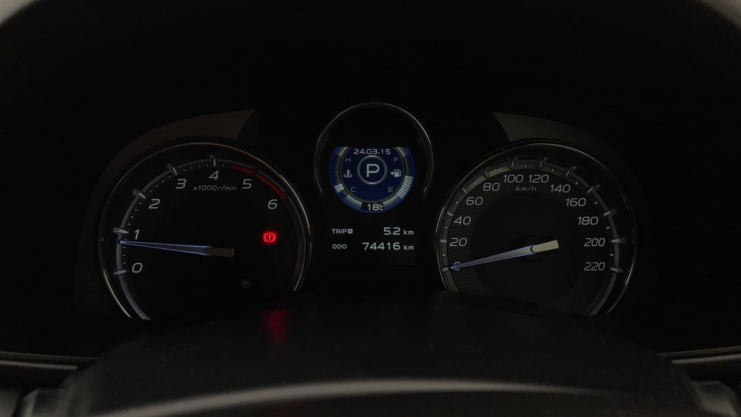 2018 Isuzu MU-X Ls-u (4x2), Automatic, 74416 km, Odometer View