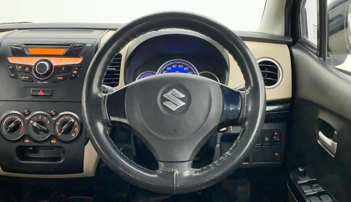 2018 Maruti Wagon R 1.0 VXI AMT, Petrol, Automatic, 39,860 km, Steering Wheel Close Up