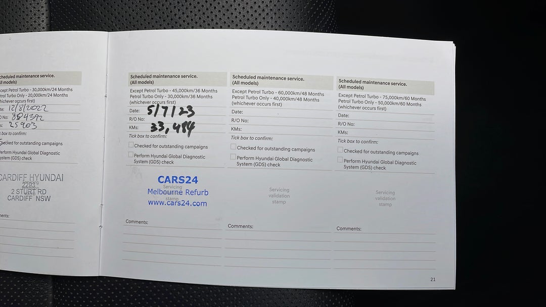 2020 Hyundai Tucson Active (2wd), Automatic, 33490 km, Service History