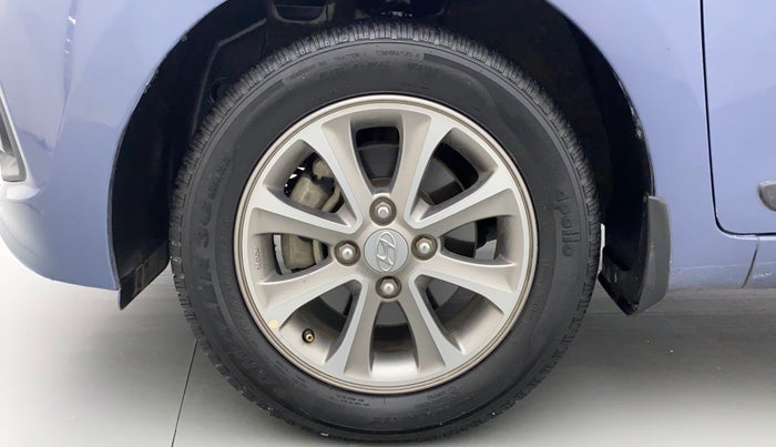 2016 Hyundai Grand i10 ASTA (O) 1.2 KAPPA VTVT, Petrol, Manual, 78,898 km, Left Front Wheel
