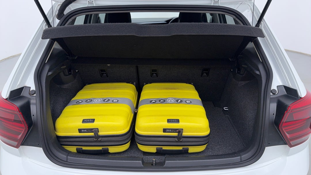 Boot Inside View with Luggage