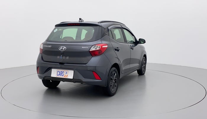 2021 Hyundai GRAND I10 NIOS SPORTZ 1.2 KAPPA VTVT CNG, CNG, Manual, 48,080 km, Right Back Diagonal