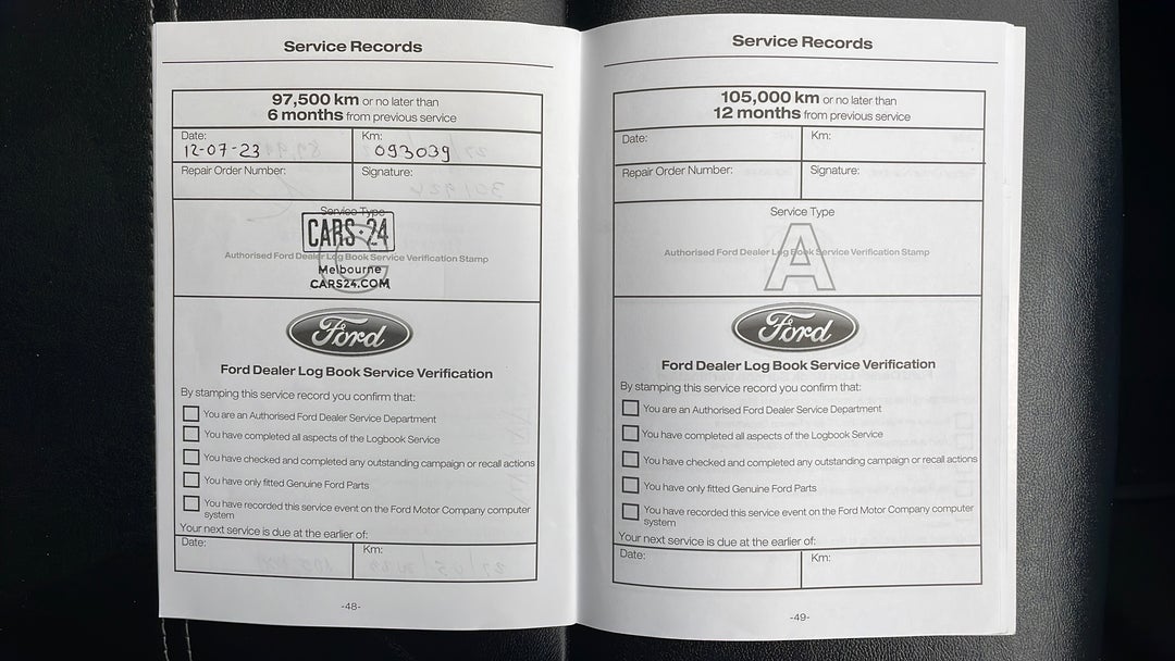 2019 Ford Everest Trend (rwd 7 Seat), Automatic, 93040 km, Service History