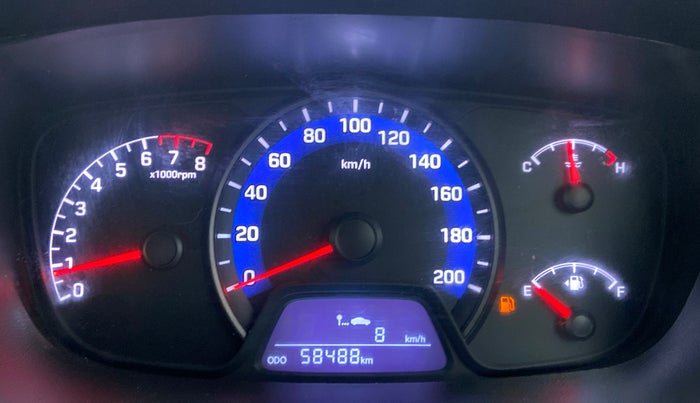 2015 Hyundai Xcent 1.2 S VTVT, Petrol, Manual, 58,726 km, Odometer Image