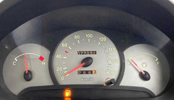 2014 Hyundai Santro Xing GLS, Petrol, Manual, 77,587 km, Odometer Image