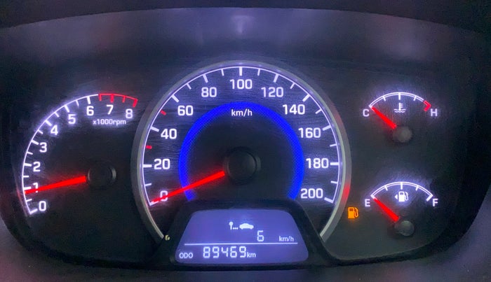 2017 Hyundai Grand i10 MAGNA 1.2 VTVT, CNG, Manual, 89,749 km, Odometer Image