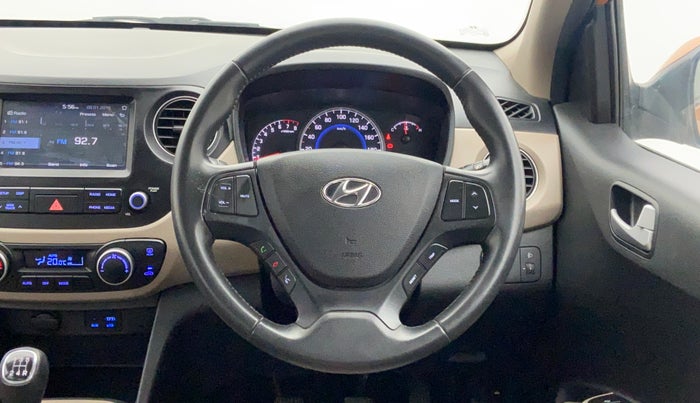 2017 Hyundai Grand i10 ASTA 1.2 VTVT, Petrol, Manual, 27,891 km, Steering Wheel