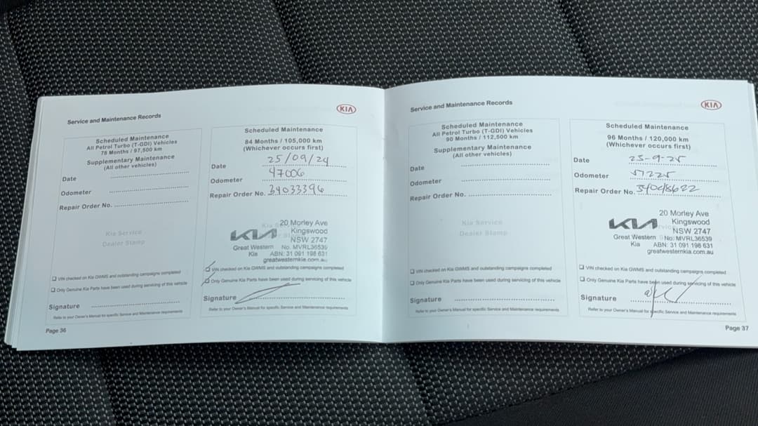 2016 Kia Cerato S, Automatic, 53014 km, Service History